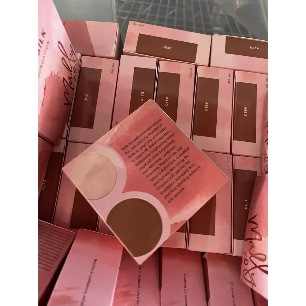 2pk Mally Soft As Silk Powder Foundation Deep 0.28 Oz Beauty Make Up New